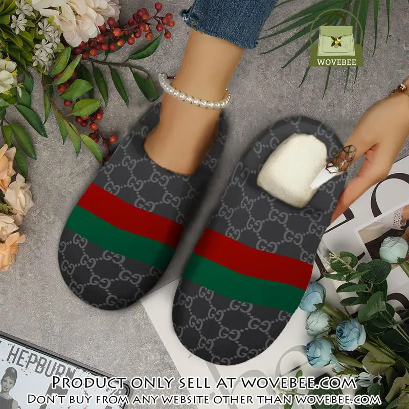 Gucci fleece slippers luxury inhouse slippers ihs1006 wvb0835972